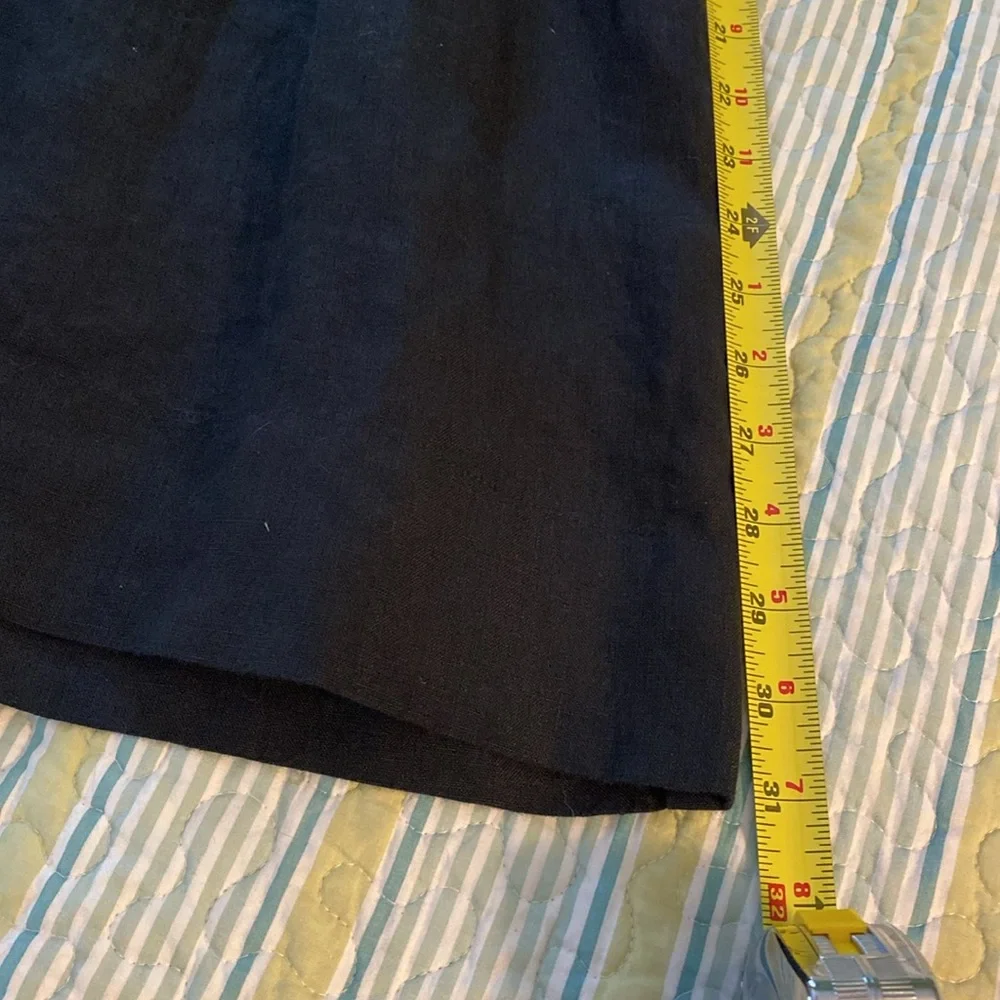 Son de Flore Black Linen Dress - Picture 3 of 6